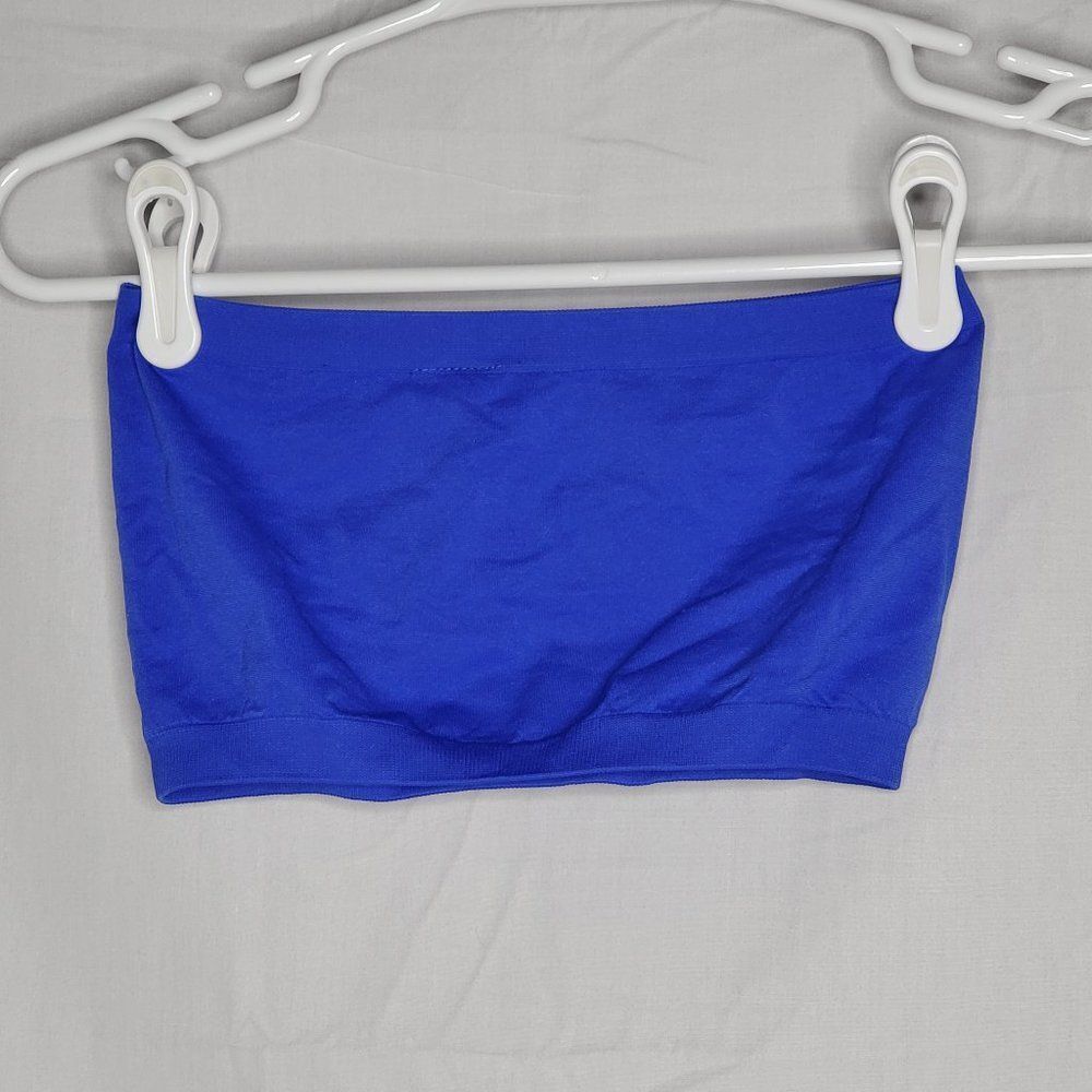 Blue‎ Bandeau Bra One Size Fits Most XS to L